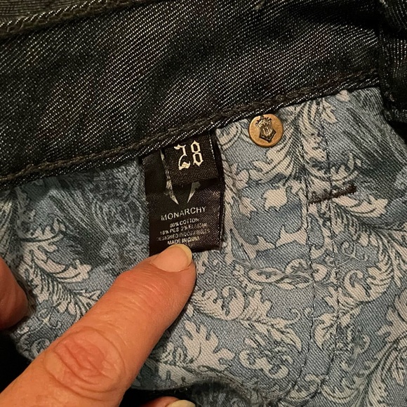 MONARCHY Women’s Denim Jeans. Sz 28. Inseam 33. Blue. - Picture 6 of 6
